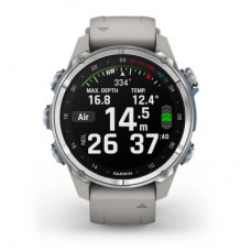 Смарт-часы Garmin Descent Mk3, 43mm, Passvtd Steel/Fog Gry, Dive Computer, GPS дайвінг комп'ютер (010-02753-04) Смарт-часы Garmin Descent Mk3, 43mm, Passvtd Steel/Fog Gry, Dive Computer, GPS дайвінг комп'ютер (010-02753-04) - Фото