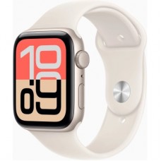 Смарт-часы Apple Watch SE 3 GPS 44mm Starlight Aluminium Case with Starlight Sport Band - S/M (MEHG4RK/A) - Фото