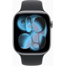 Смарт-годинник Apple Watch Series 11 GPS 46mm Space Grey Aluminium Case with Black Sport Band - S/M (MEV04RK/A) - Фото