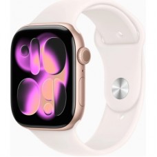Смарт-годинник Apple Watch Series 11 GPS 46mm Rose Gold Aluminium Case with Light Blush Sport Band - S/M (MEV64RK/A) - Фото