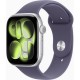 Смарт-часы Apple Watch Series 11 GPS 46mm Silver Aluminium Case with Purple Fog Sport Band - M/L (MEVA4RK/A)