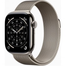 Смарт-годинник Apple Watch Series 11 GPS + Cellular 42mm Natural Titanium Case with Natural Milanese Loop (MF8P4RK/A) - Фото