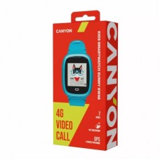 Смарт-годинник Canyon Sunny KW-48 Video 4G GPS Games Music Blue (CNE-KW48BL) - Фото