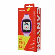 Смарт-годинник Canyon Sunny KW-48 Video 4G GPS Games Music Violet (CNE-KW48VL) - Фото