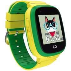 Смарт-годинник Canyon Sunny KW-48 Video 4G GPS Games Music Yellow/Green (CNE-KW48YG) - Фото