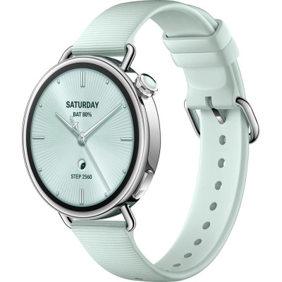 Смарт-часы Xiaomi Watch S4 41mm Fluororubber Strap Мятно-зелений BHR080CGL (1166773)