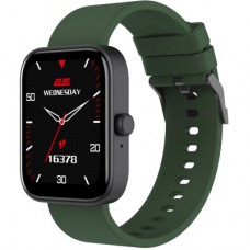 Смарт-часы 2E Alpha SQ Music Edition 46mm Black-Green + ремінець сірий (2E-CWW40BKGN-WS) - Фото