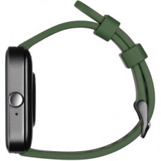 Смарт-часы 2E Alpha SQ Music Edition 46mm Black-Green + ремінець сірий (2E-CWW40BKGN-WS) - Фото