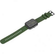 Смарт-часы 2E Alpha SQ Music Edition 46mm Black-Green + ремінець сірий (2E-CWW40BKGN-WS) - Фото
