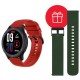 Смарт-часы 2E Motion GT2 47mm Black-red + ремінець зелений (2E-CWW21BKRD-WS)