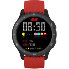 Смарт-часы 2E Motion GT2 47mm Black-red + ремінець зелений (2E-CWW21BKRD-WS) - Фото