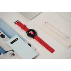 Смарт-часы 2E Motion GT2 47mm Black-red + ремінець зелений (2E-CWW21BKRD-WS) - Фото