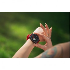 Смарт-часы 2E Motion GT2 47mm Black-red + ремінець зелений (2E-CWW21BKRD-WS) - Фото