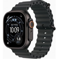 Смарт-годинник Apple Watch Ultra 3 GPS + Cellular 49mm Black Titanium Case with Black Ocean Band (MF0J4QP/A) - Фото