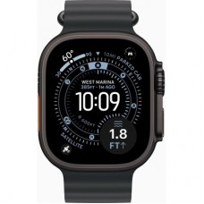 Смарт-годинник Apple Watch Ultra 3 GPS + Cellular 49mm Black Titanium Case with Black Ocean Band (MF0J4QP/A) - Фото
