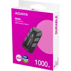 Накопичувач SSD USB 3.2 1 TB SD820 ADATA (SD820-1000G-CGY) - Фото