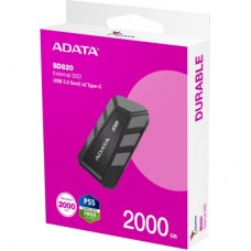 Накопитель SSD USB 3.2 2TB SD820 ADATA (SD820-2000G-CGY) - Фото