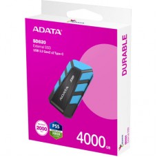 Накопитель SSD USB 3.2 4TB SD820 ADATA (SD820-4000G-CBU) - Фото
