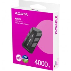 Накопичувач SSD USB 3.2 4 TB SD820 ADATA (SD820-4000G-CGY) - Фото