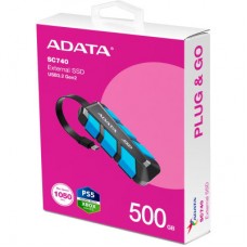 Накопитель SSD USB 3.2 500GB SC740 ADATA (SC740-500G-CBU) - Фото