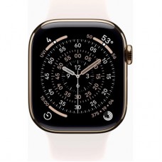 Смарт-годинник Apple Watch Series 11 GPS + Cellular 42mm Gold Titanium Case with Light Blush Sport Band - S/M (MF8W4RK/A) - Фото