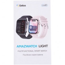Смарт-годинник Gelius GP-SW015 Amazwatch Light Black (2099901012722) - Фото