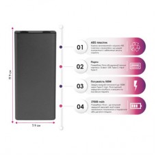 Батарея універсальна TheGeneral 27000mah Trivor, QC/22.5W (40012122-11) - Фото