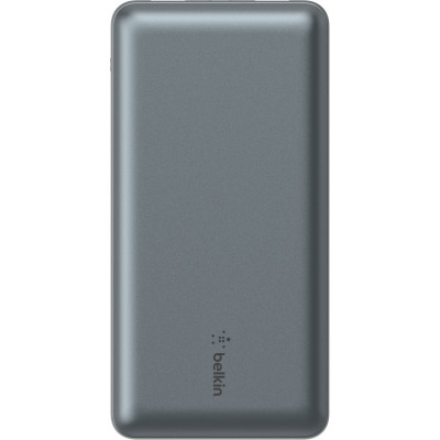 Батарея универсальная Belkin 10000mAh 15W 2xUSB-A, USB-C Gray (BPB011BTGY)