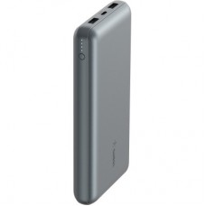 Батарея універсальна Belkin 10000 mAh 15 W 2xUSB-A, USB-C Gray (BPB011BTGY) - Фото