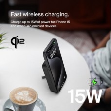 Батарея універсальна Belkin 10000 mAh MagSafe Wireless Qi2 Black (BPD008BTBK) - Фото