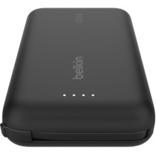 Батарея універсальна Belkin 10000 mAh, 20 W, USB-C, Black (BPB021HQBK) - Фото
