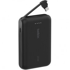 Батарея універсальна Belkin 10000 mAh, 20 W, USB-C, Black (BPB021HQBK) - Фото