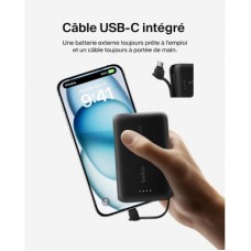 Батарея універсальна Belkin 10000 mAh, 20 W, USB-C, Black (BPB021HQBK) - Фото