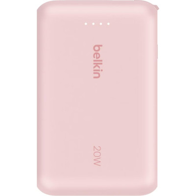Батарея універсальна Belkin 10000 mAh, 20 W, USB-C, Pink (BPB021HQPK)
