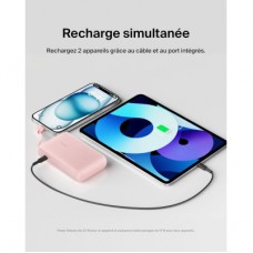 Батарея універсальна Belkin 10000 mAh, 20 W, USB-C, Pink (BPB021HQPK) - Фото