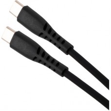 Дата кабель USB-C to USB-C 2.0m 240W Chip Silicon Black Vinga (VCDCCC2242SB) - Фото