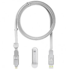 Дата кабель 6in1 inCharge XL 2.0m white Rolling Square (XLM02R)