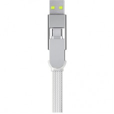 Дата кабель 6in1 inCharge XL 3.0m white Rolling Square (XLL02R) - Фото