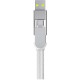 Дата кабель 6in1 inCharge XL 3.0m white Rolling Square (XLL02R) Дата кабель 6in1 inCharge XL 3.0m white Rolling Square (XLL02R)