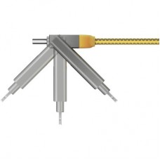 Дата кабель 6in1 inCharge XL 2.0m yellow Rolling Square (XLM03R) - Фото