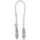 Дата кабель 6in1 inCharge XL 0.3m white Rolling Square (XLS02R)