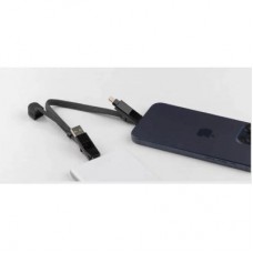 Дата кабель 6in1 inCharge XL 0.3m black Rolling Square (XLS01R) - Фото