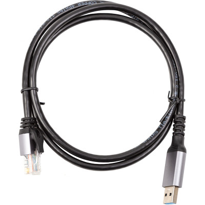 Дата кабель USB AM to RJ45 Ethernet 1.0m CAT6 UTP PowerPlant (CA914975)
