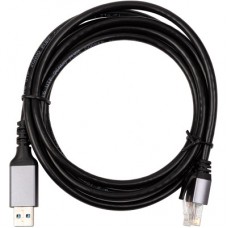 Дата кабель USB AM to RJ45 Ethernet 2.0m CAT6 UTP PowerPlant (CA914982) - Фото