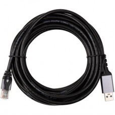 Дата кабель USB AM to RJ45 Ethernet 5.0m CAT6 UTP PowerPlant (CA915002) - Фото