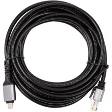 Дата кабель USB-C to RJ45 Ethernet 5.0m PowerPlant (CA914944) - Фото