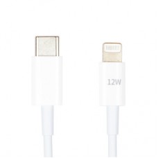 Дата кабель USB-C to Lightning 1.0m 12W PowerPlant (CA913275) - Фото