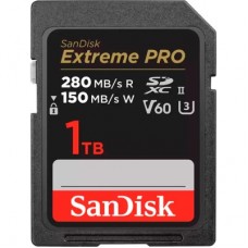 Карта памяти SanDisk 1TB SDXC class 10 UHS-II U3 V60 Extreme Pro (SDSDXEP-1T00-GN4IN)