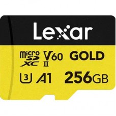 Карта памяти Lexar 256GB microSDXC class 10 UHS-II U3 V60 A1 Professional Gold (LMSGOLD256G-BNNNG)