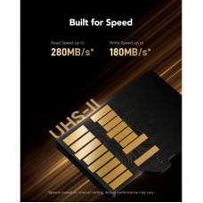 Карта памяти Lexar 256GB microSDXC class 10 UHS-II U3 V60 A1 Professional Gold (LMSGOLD256G-BNNNG) Карта памяти Lexar 256GB microSDXC class 10 UHS-II U3 V60 A1 Professional Gold (LMSGOLD256G-BNNNG) - Фото
